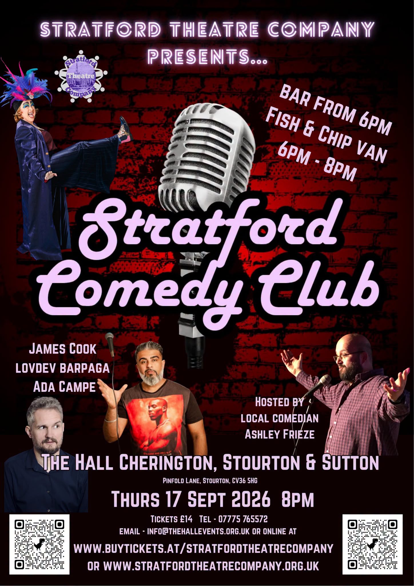 Stratford Comedy Club poster