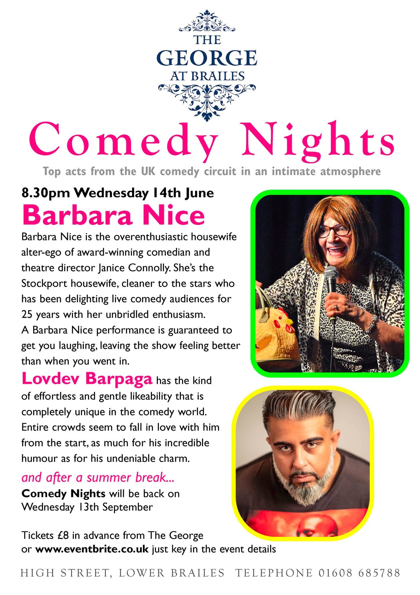 The George Comedy poster